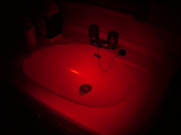赤色LED2灯点灯状態