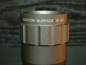 CAUTION:SURFACE IS HOT.
